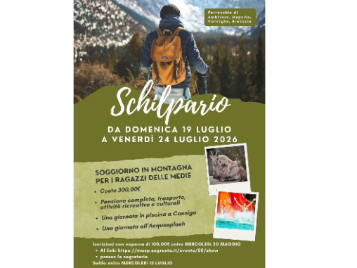 SCHILPARIO 19/24 LUGLIO 2026